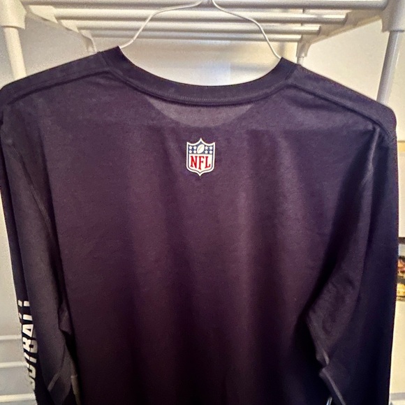 Nike Black Long Sleeve Shirt Dri Fit Dallas Cowboys .  Size L - Picture 4 of 4